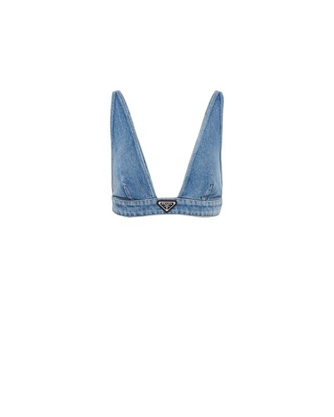 prada denim halter top|prada denim jeans.